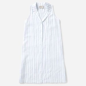 Everlane Striped Linen Sleeveless Dress Size 10